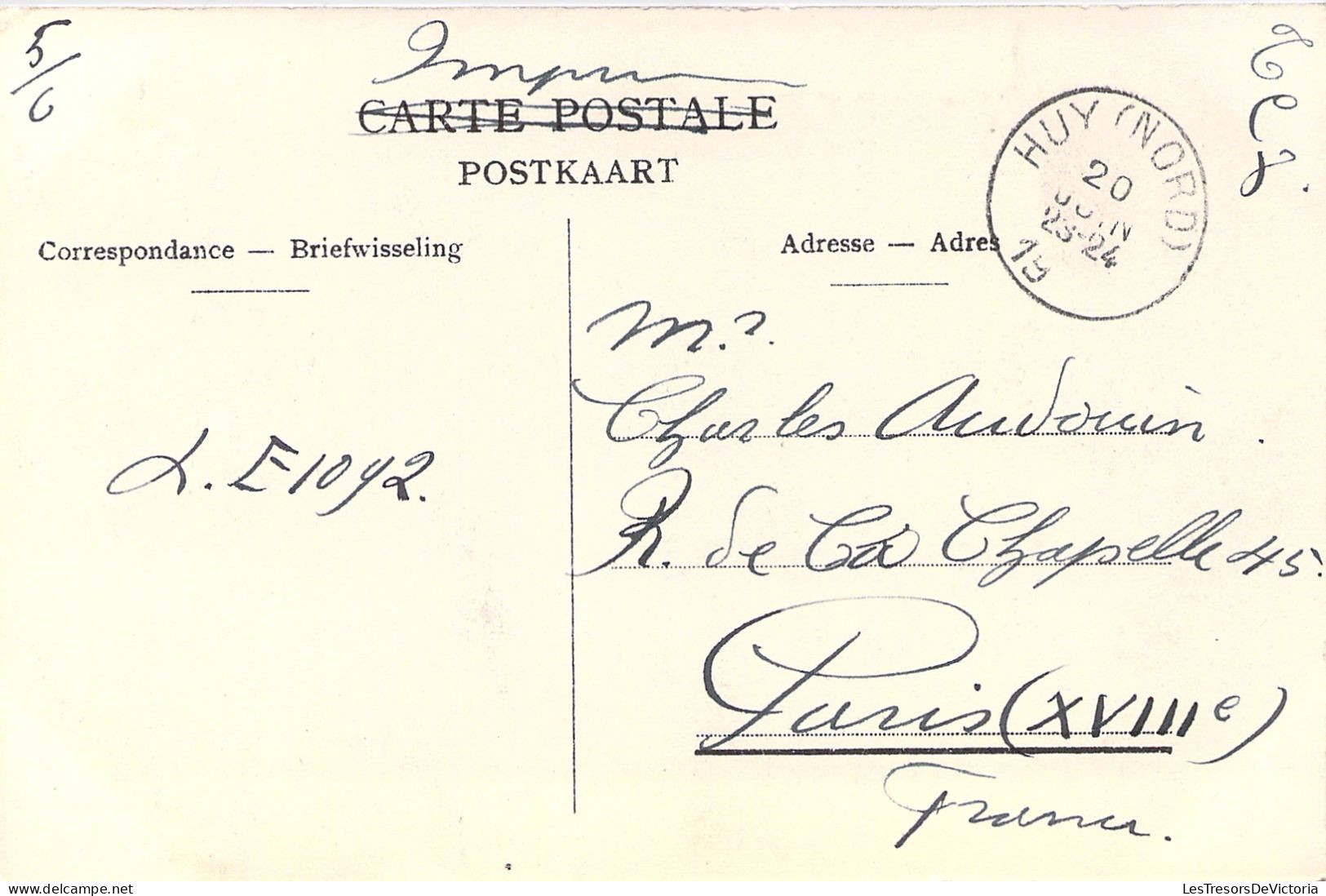 BELGIQUE - Vue Generale De Huy - Carte Postale Ancienne - Hoei
