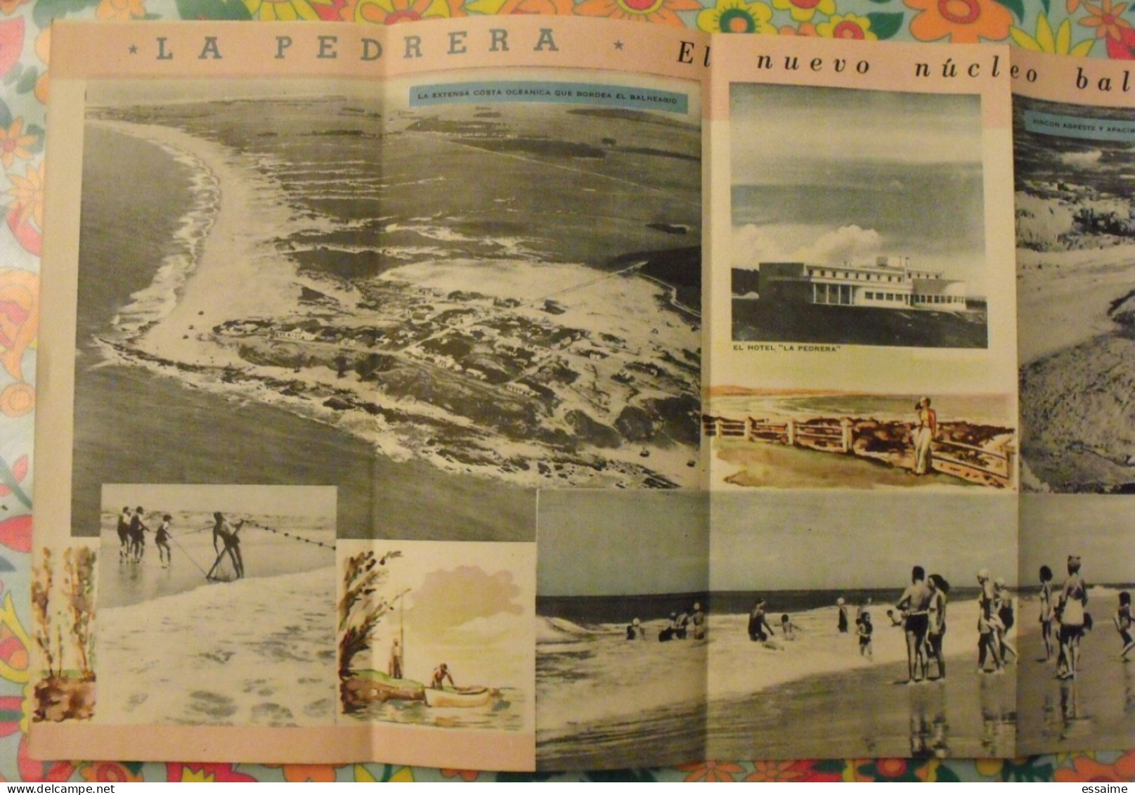 Uruguay. Plan Touristique. La Paloma, La Pedrera. Dépliant Tourisme 1948 - Non Classificati