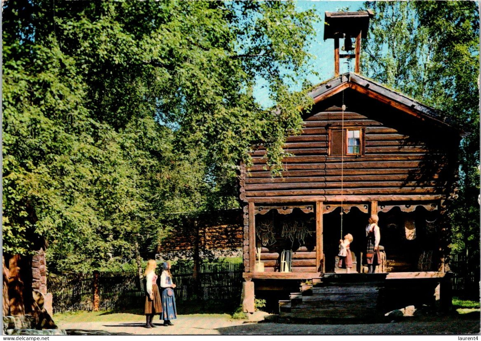 30-11-2023 (3 V 46) Norway (posted To Australia 1972) Lillehammer (Winter Olympic Games City) Store House - Arbres