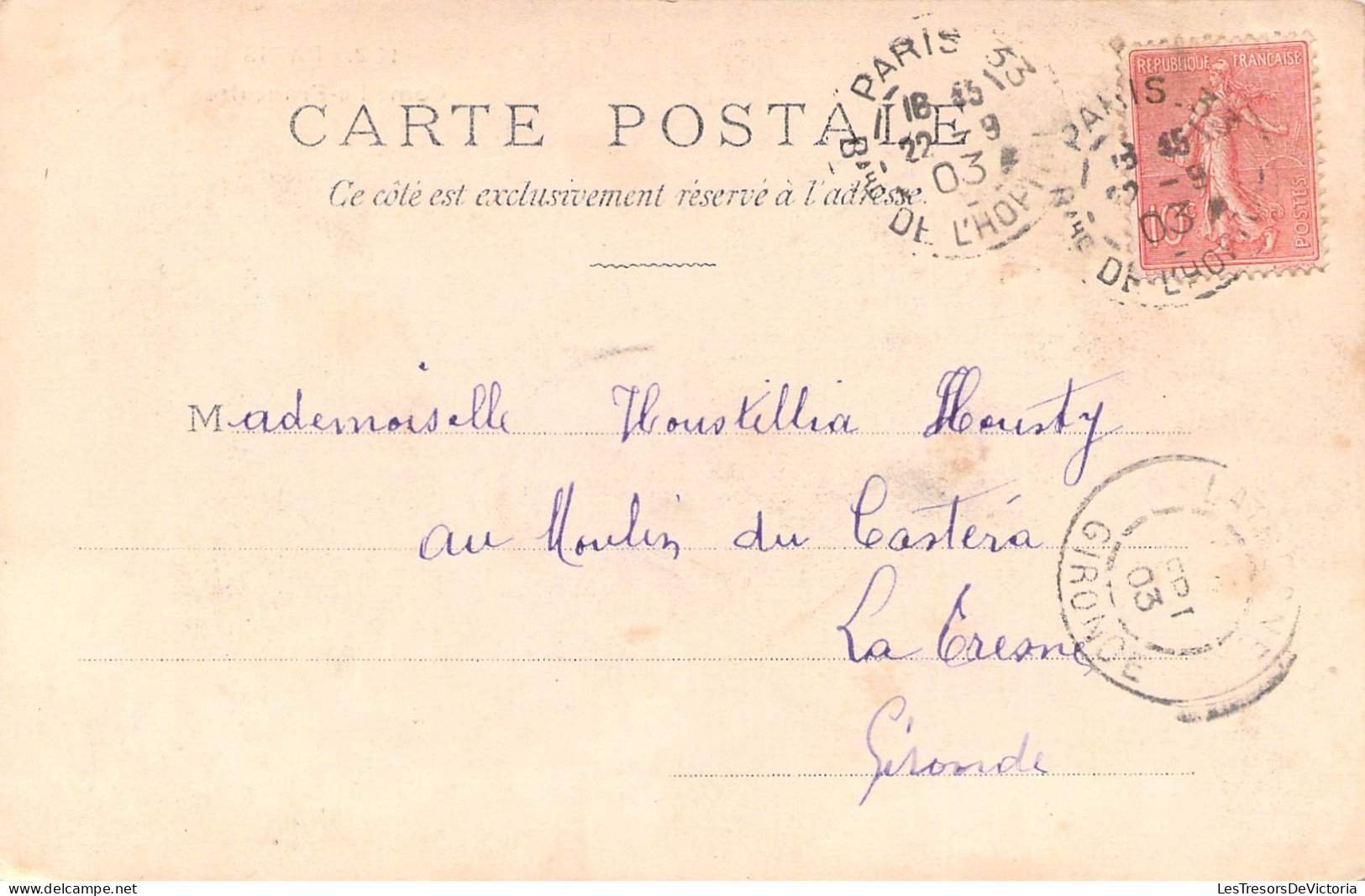 FRANCE - Paris - Comédie Francaise - Carte Postale Ancienne - Onderwijs, Scholen En Universiteiten