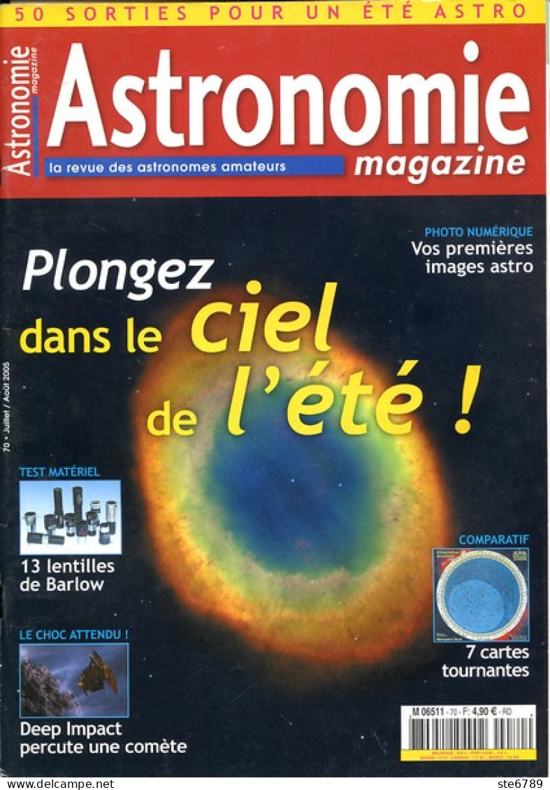 ASTRONOMIE Magazine  N° 70 Revue Des Astronomes Amateurs , Ciel De L'été , - Science