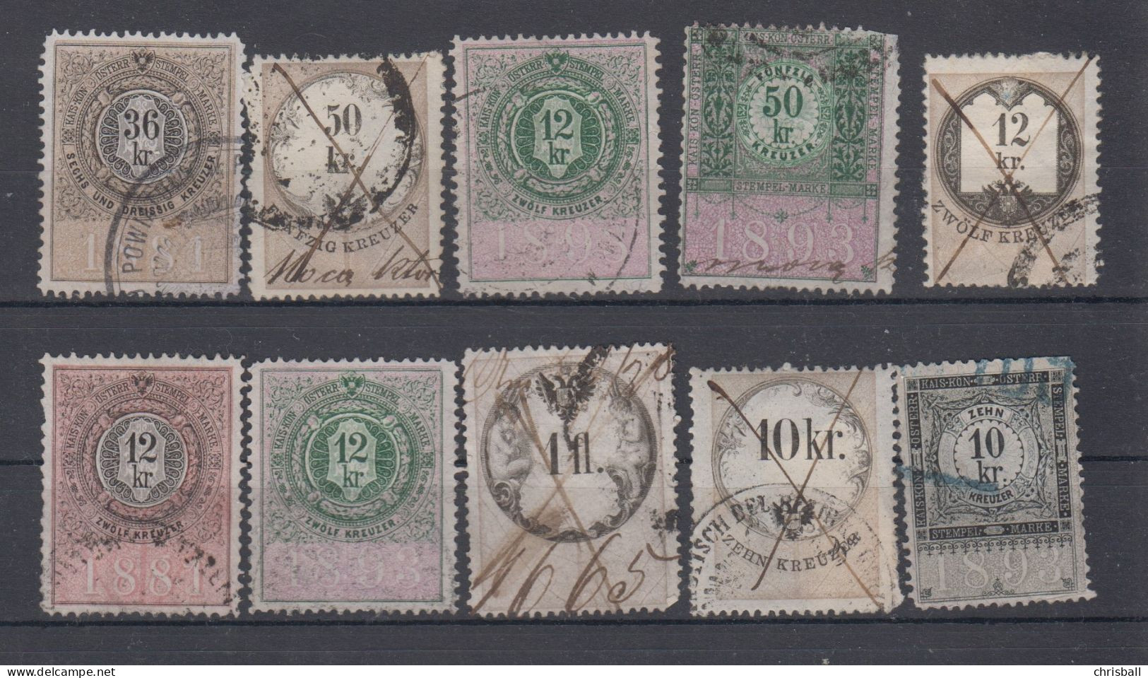 Austria Revenue Stamps (8) - Fiscali