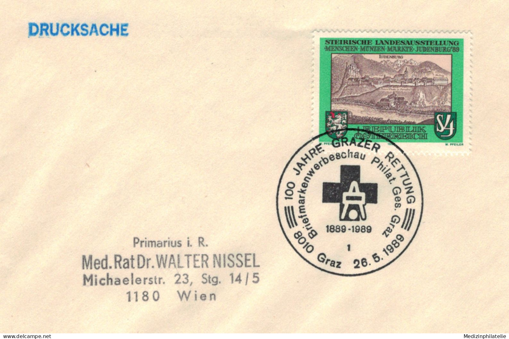 Rotes Kreuz - 8010 Graz 1989 - Menschen Münzen Märkte Judenburg - First Aid