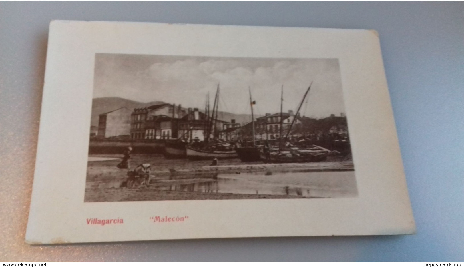SPAIN Galicia - Villagarcia - Malecon EARLY UNDIVIDED BACK UNUSED - Other & Unclassified