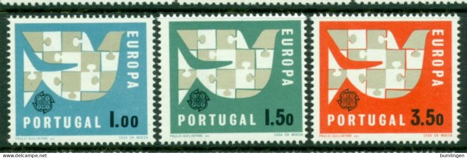 PORTUGAL 1963 Mi 948-50** Europa CEPT [L3795] - 1963