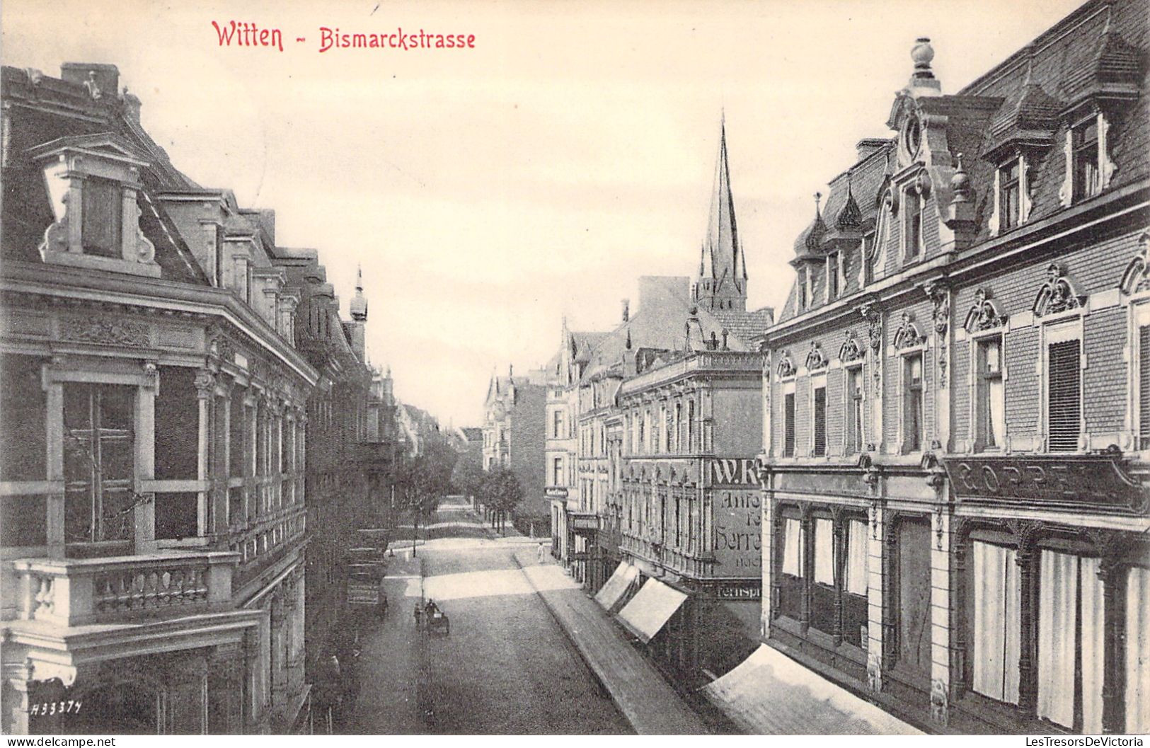 ALLEMAGNE - Witten - Bismarckstrasse - Carte Postale Ancienne - Witten