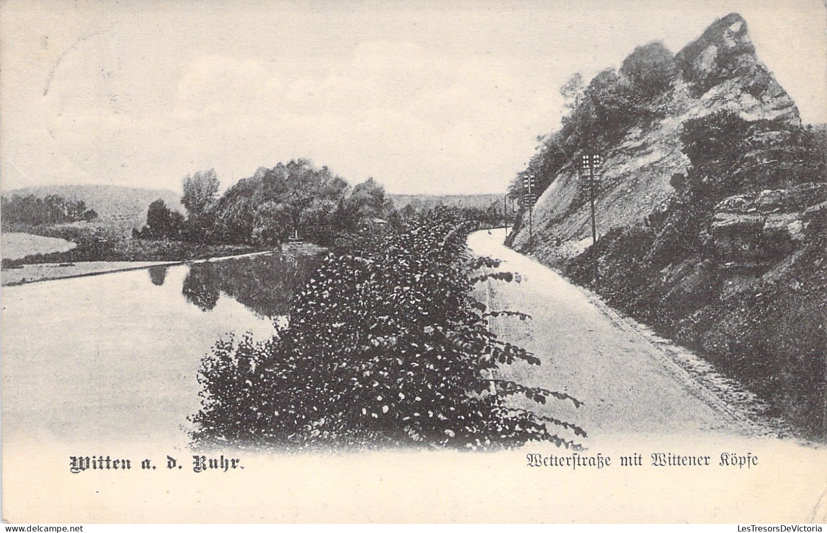 ALLEMAGNE - Witten - Wetterstrasse Mit Wittener Ropse - Carte Postale Ancienne - Witten