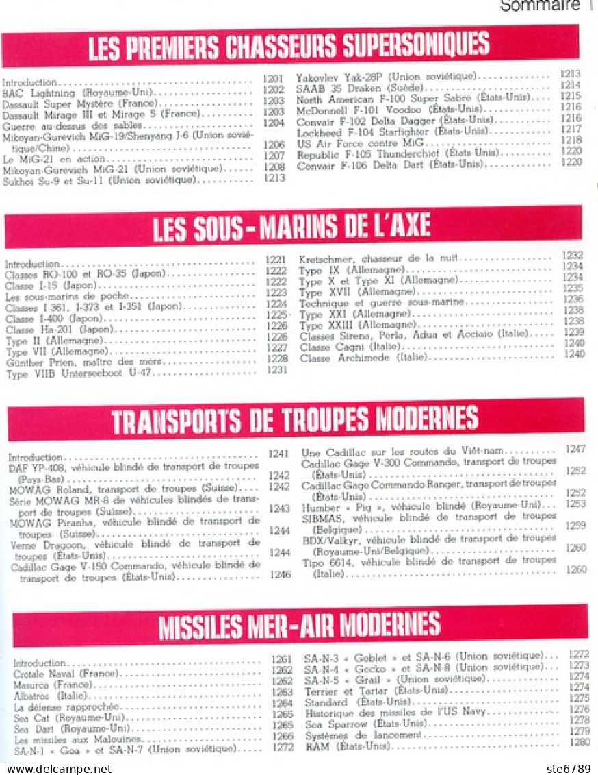 ENCYCLOPEDIE DES ARMES N° 62 Sous Marins De L Axe  , Militaria Forces Armées - Français