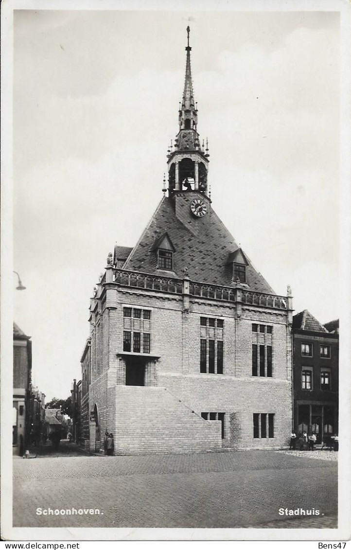 Schoonhoven Stadhuis Gelopen 23-8-1931 - Schoonhoven