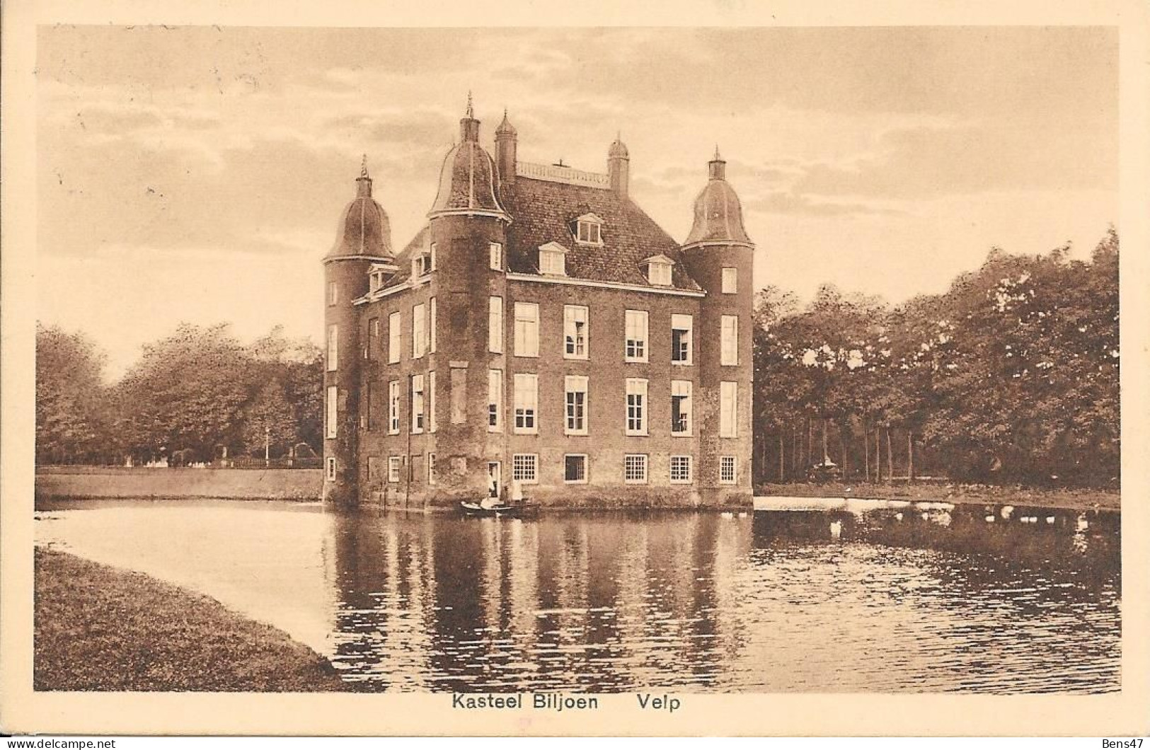 Velp Kasteel Biljoen Gelopen 6-7-1937 - Velp / Rozendaal