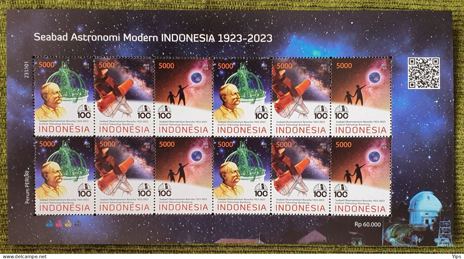 Astronomy 2023 ( Avaible Stamp Set  2 Euro ) - Indonésie