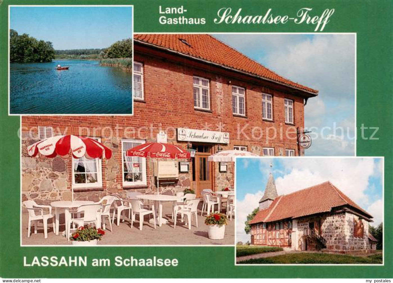 73860064 Lassahn Landgasthaus Schaalsee Treff Schaalseepartie Terrasse Lassahn - Zarrentin