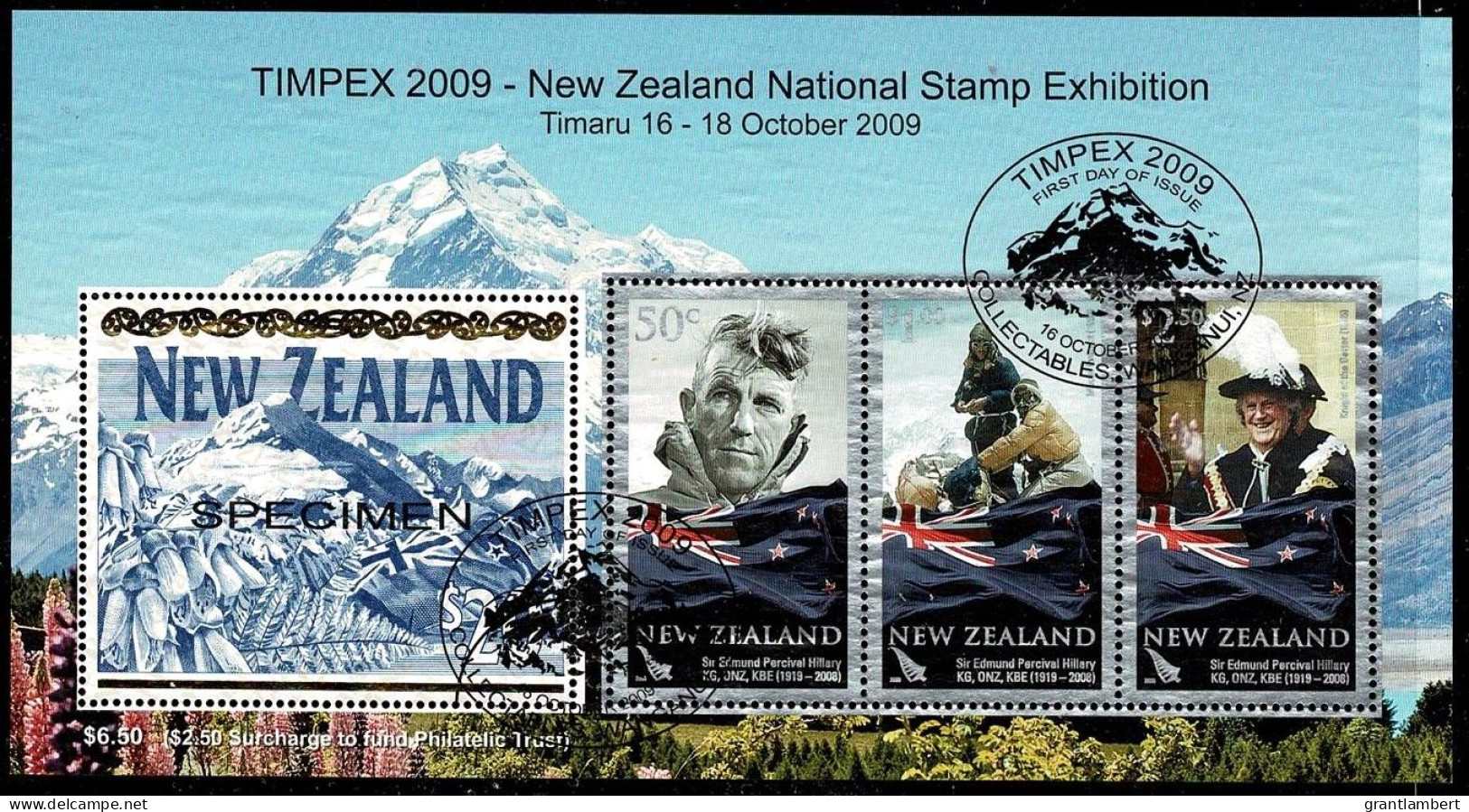 New Zealand 2009 TIMPEX 2009 Exhibition  Minisheet Used - Used Stamps