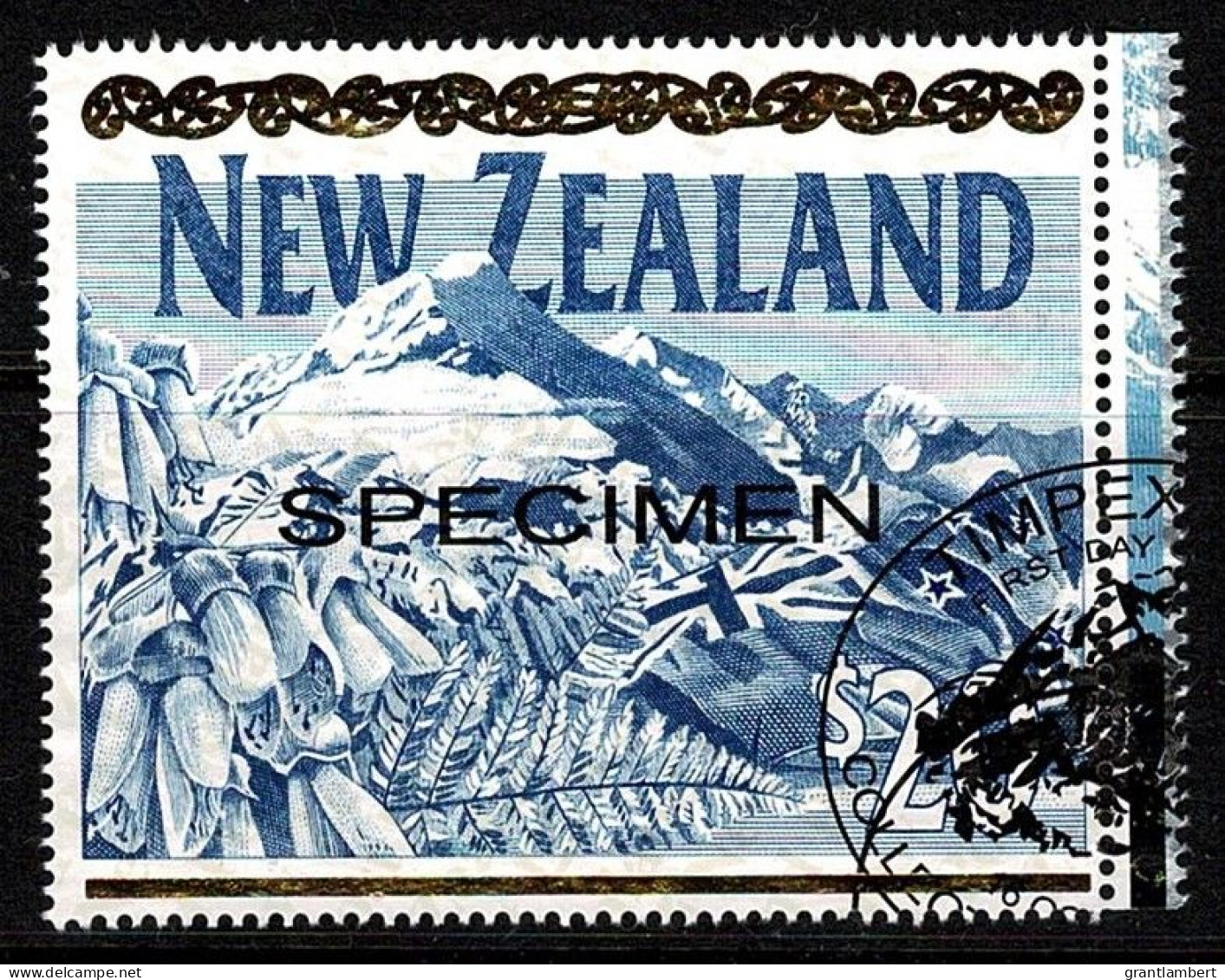 New Zealand 2009 Mt. Cook  $20 SPECIMEN Used - Oblitérés