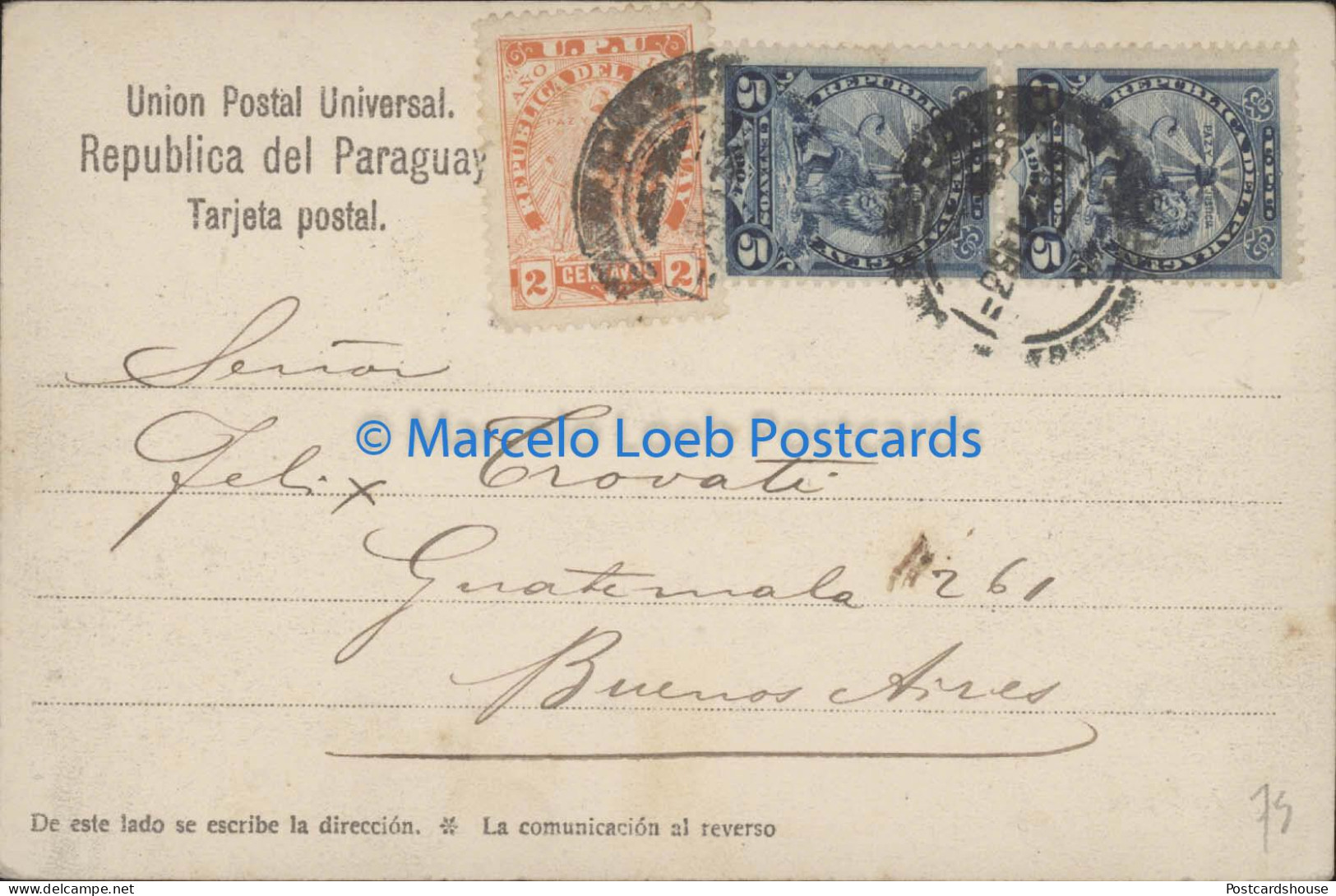 PARAGUAY ASTILLERO 1905 - Paraguay