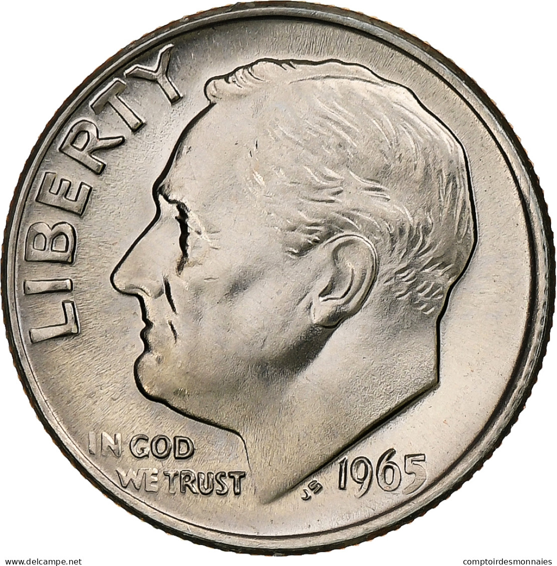 Monnaie, États-Unis, Roosevelt Dime, Dime, 1965, U.S. Mint, Philadelphie, FDC - 1946-...: Roosevelt