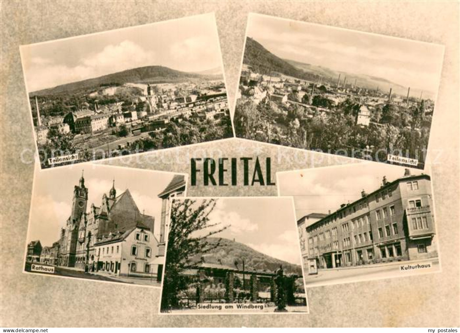 73751563 Freital Teilansichten Rathaus Siedlung Am Windberg Kulturhaus Freital - Freital