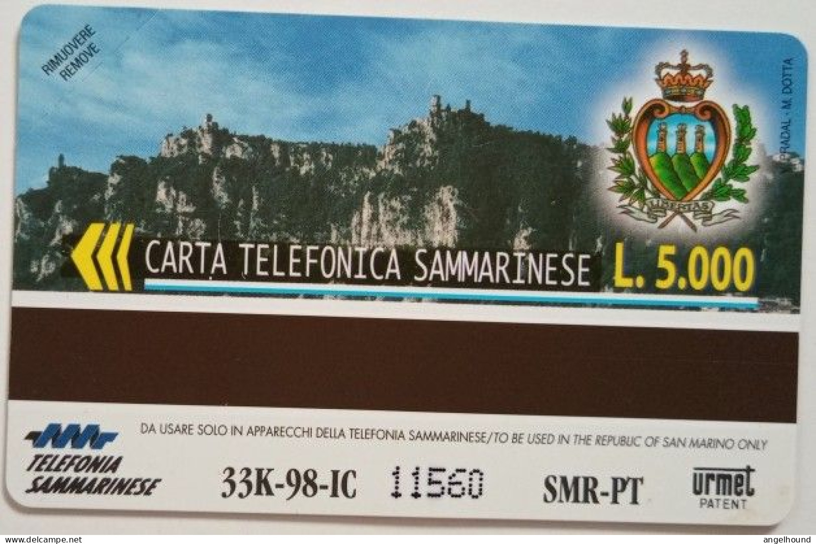 San Marino L5000 MINT - France '98 - Ball - Saint-Marin
