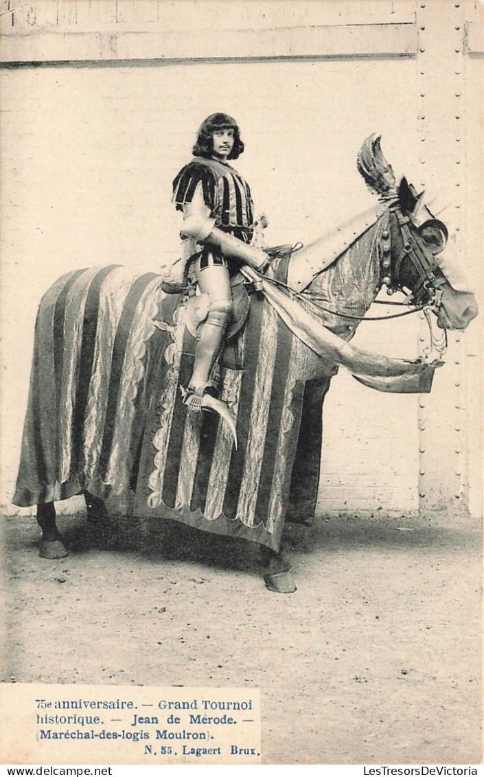 BELGIQUE - Grand Tournoi Historique - Jean De Mérode - Maréchal-des-logis Moulron - Carte Postale Ancienne - Otros & Sin Clasificación