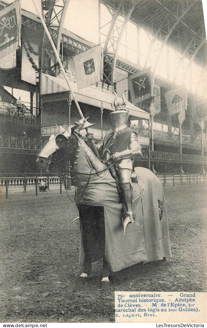 BELGIQUE - Le Grand Tournoi Historique - Adolphe De Cleves M. De L'Epine 1er Maréchal De Logis - Carte Postale Ancienne - Altri & Non Classificati