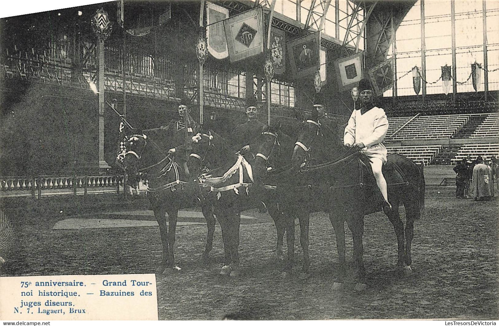 BELGIQUE - Le Grand Tournoi Historique - Bazuines Des Juges Diseurs - Carte Postale Ancienne - Autres & Non Classés