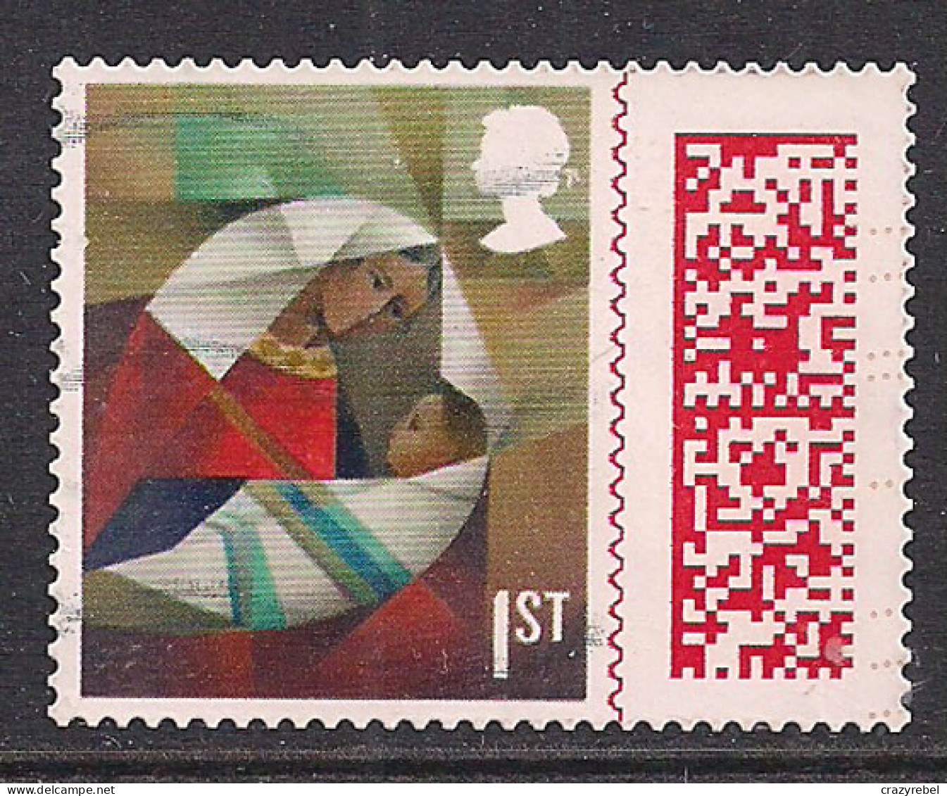 GB 2021 QE2 1st Christmas Used Self Adhesive Barcoded SG 4607 ( F769 ) - Oblitérés