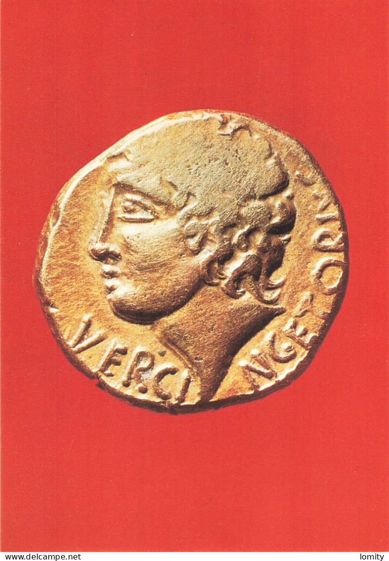 CPM Monnaie Gauloise, Arverne, Frappée Au Nom De Vercingétorix, Avant 52 Av. J.-C., Or, 19 Mm. Bibliothèque Nationale - Münzen (Abb.)