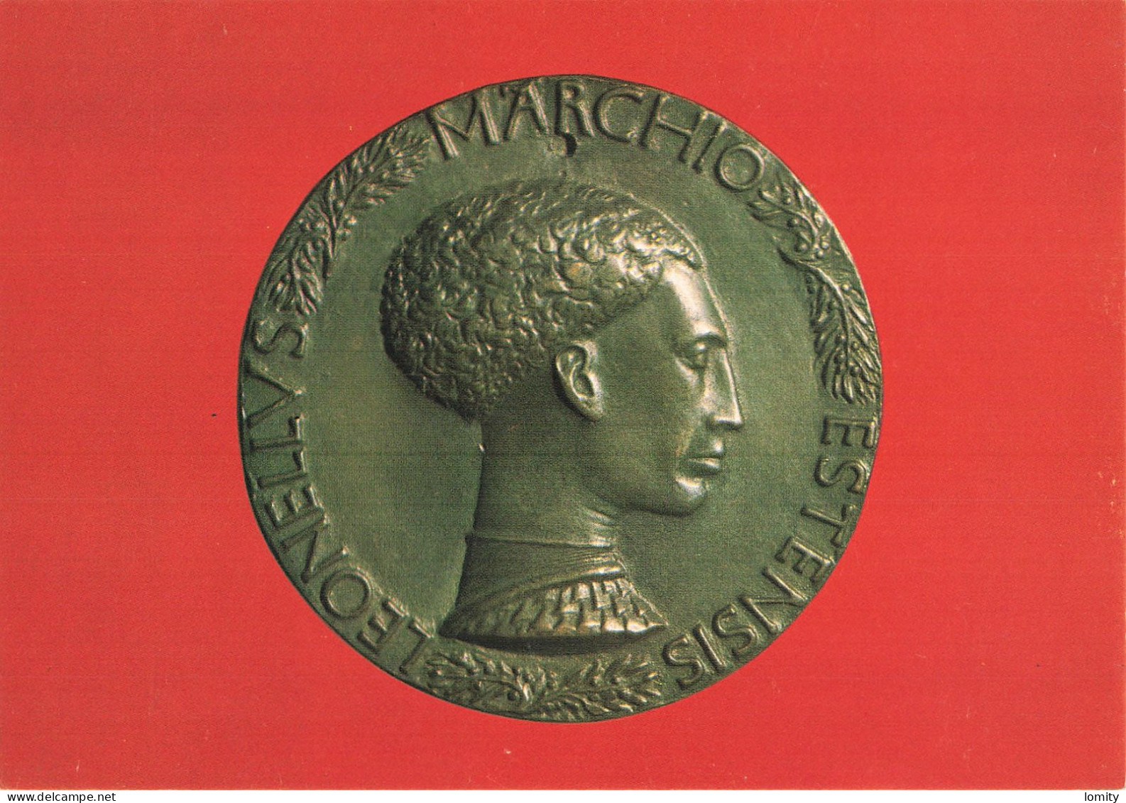 CPM Médaille De Lionel D' Este Marquis De Ferrare Par Pisanello Vers 1395 1450 , Bronze, 69 Mm. Bibliothèque Nationale - Münzen (Abb.)