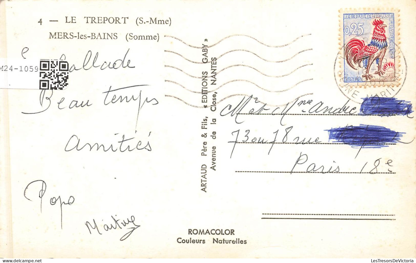 FRANCE - Le Tréport - Mers-les-Bains - Le Port - Le Quai François Ier - Plage - Carte Postale - Other & Unclassified