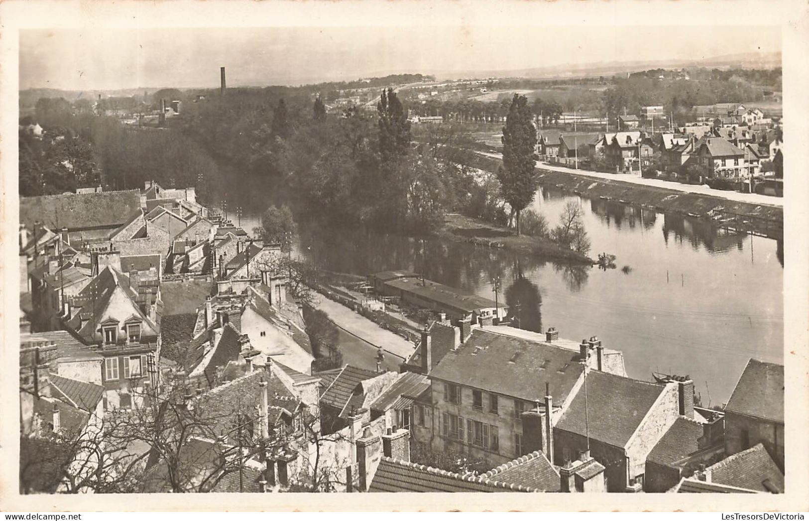 FRANCE - Pontoise - Vue Générale - La Pointe De L'île - Carte Postale Ancienne - Pontoise