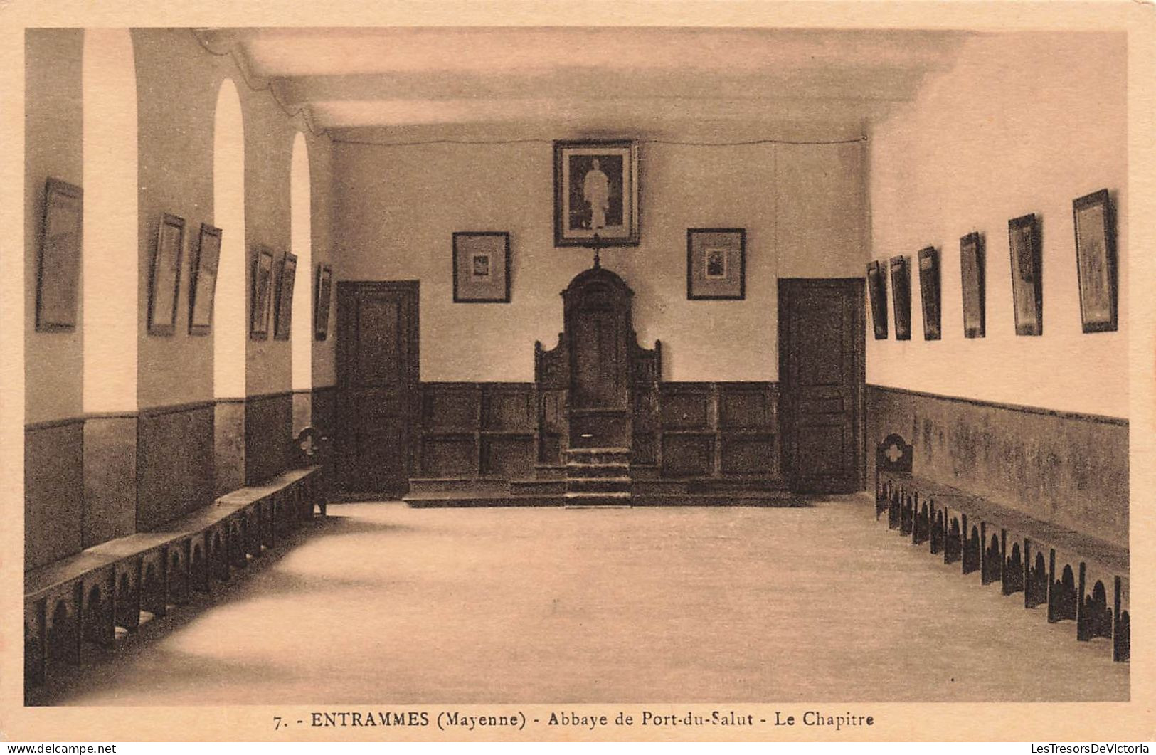 FRANCE - Entrammes - Abbaye De Port-du-Salut - Le Chapitre - Carte Postale Ancienne - Entrammes