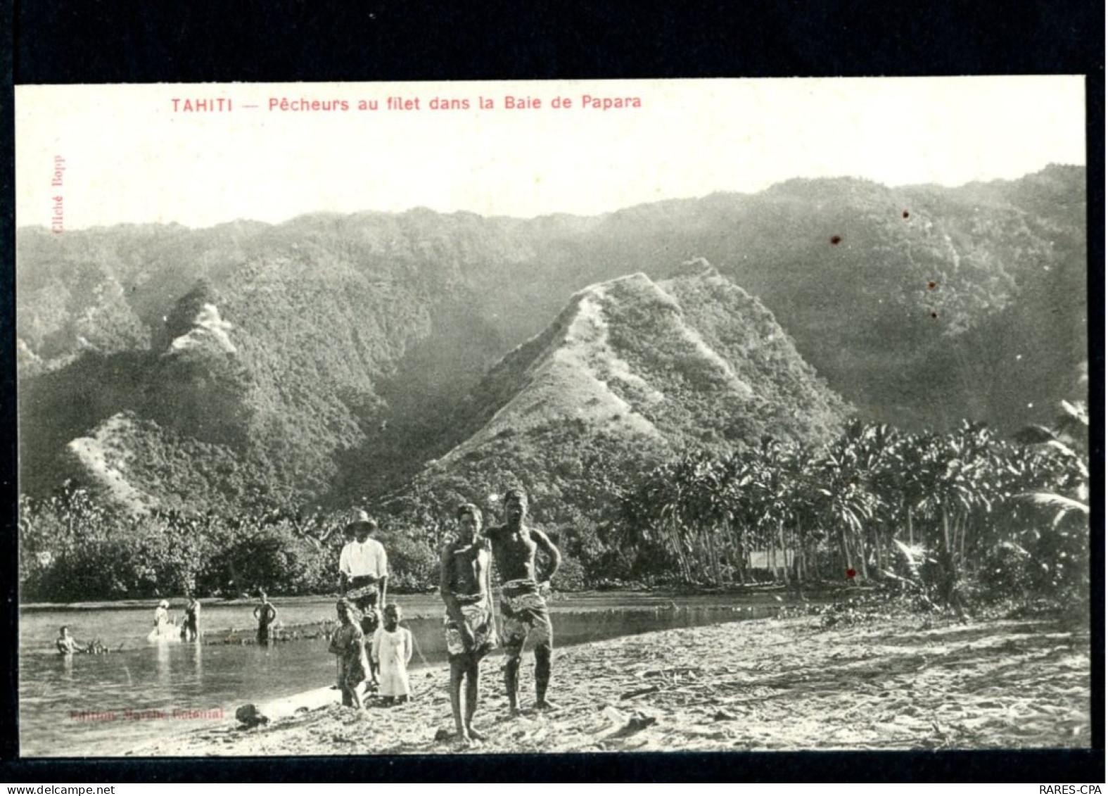 TAHITI - Pecheurs Au Filet Dans La Baie De Papara - TTB - Tahiti