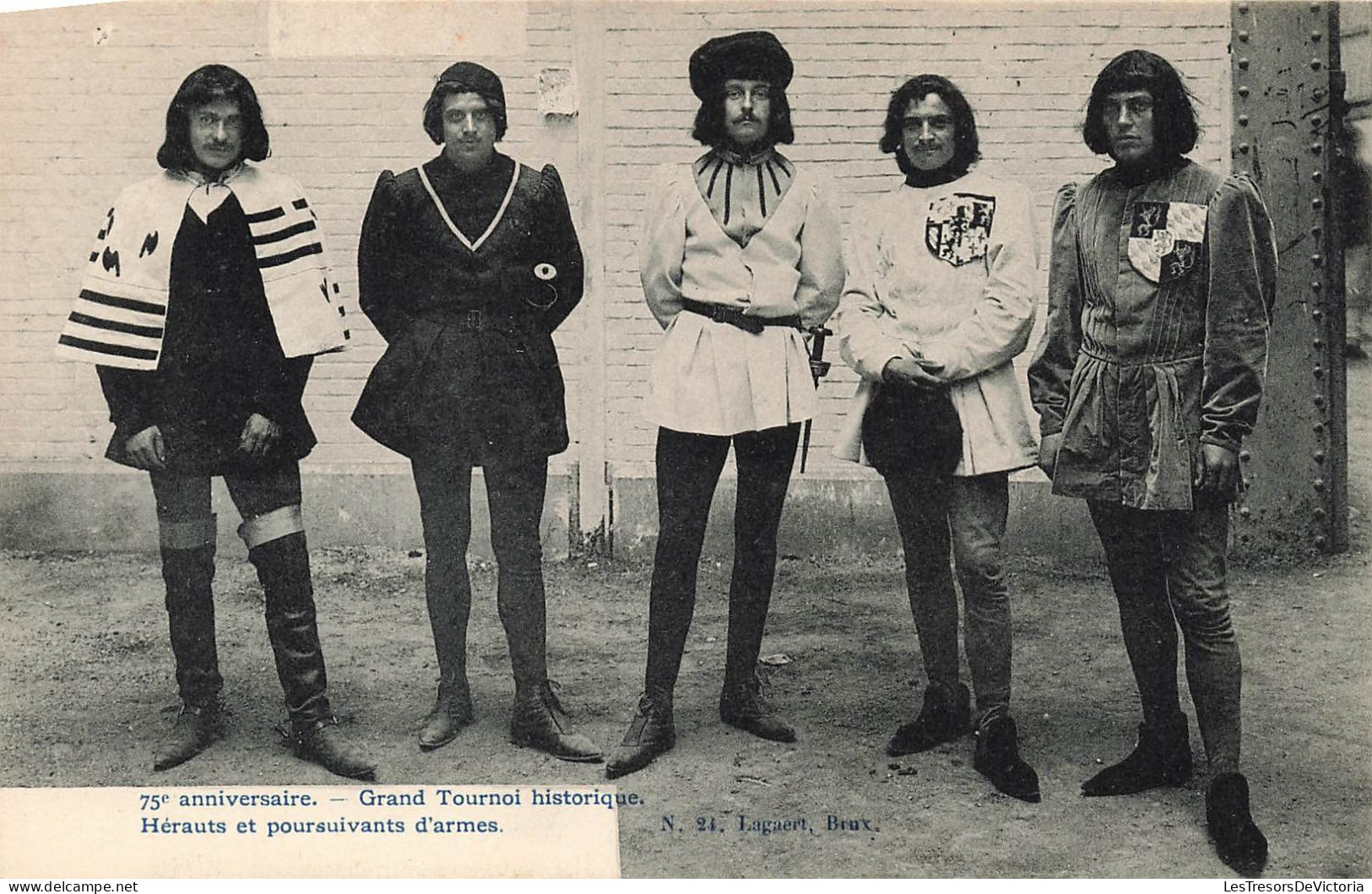 BELGIQUE - Grand Tournoi Historique - Hérauts Et Poursuivants D'armes - Carte Postale Ancienne - Otros & Sin Clasificación