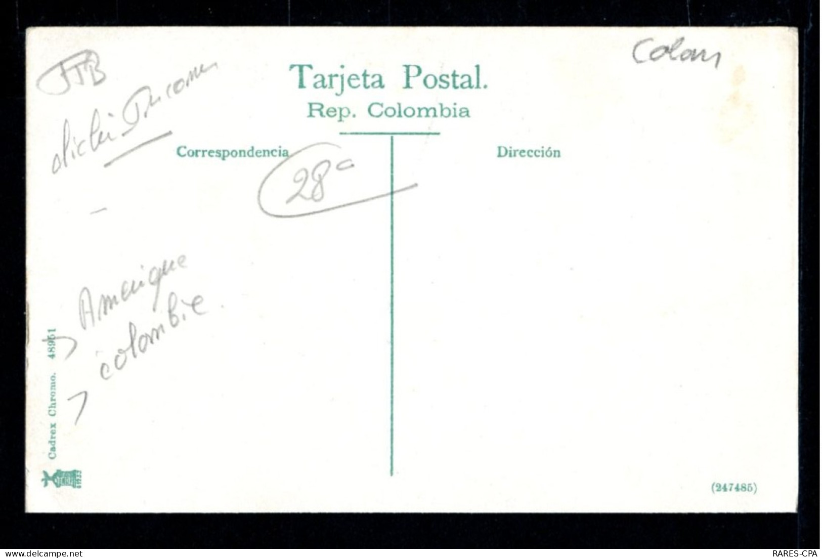 COLOMBIE - Exposition De 1910 -  - TTB - Kolumbien