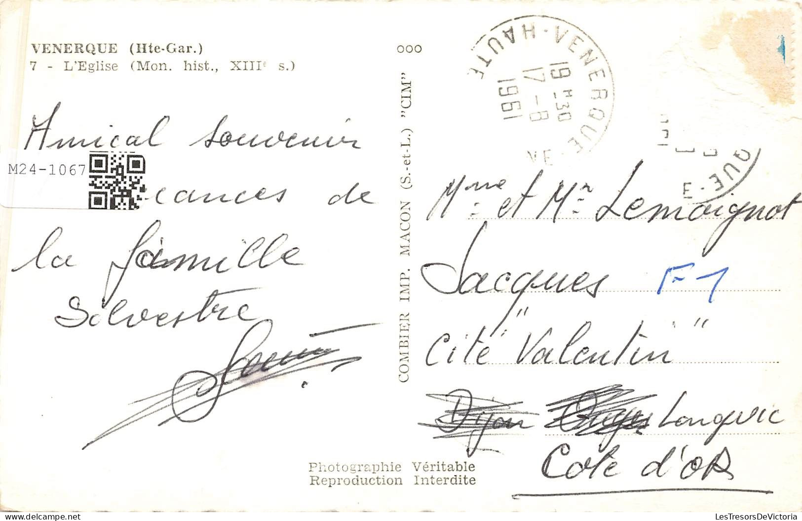 FRANCE - Venerque - L'église - Carte Postale Ancienne - Autres & Non Classés