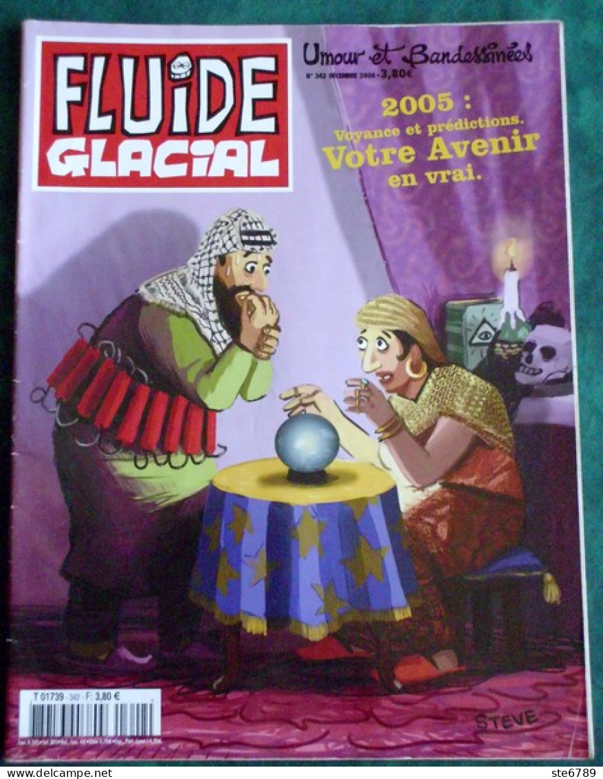 FLUIDE GLACIAL BD N° 342 * Décembre 2004 Couverture Steve - Fluide Glacial