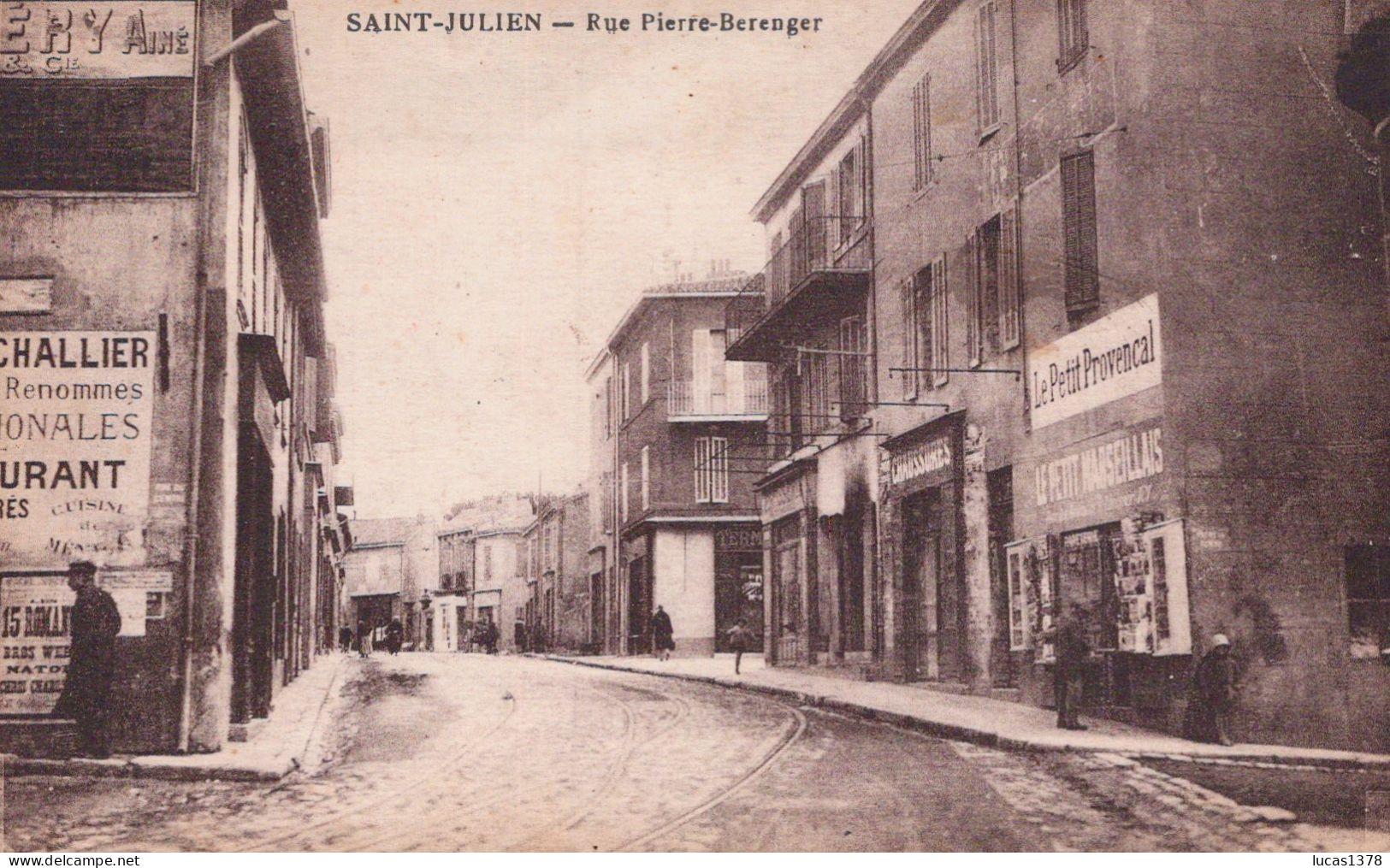 13 / MARSEILLE / SAINT JULIEN / RUE PIERRE BERENGER / RARE - Saint Barnabé, Saint Julien, Montolivet