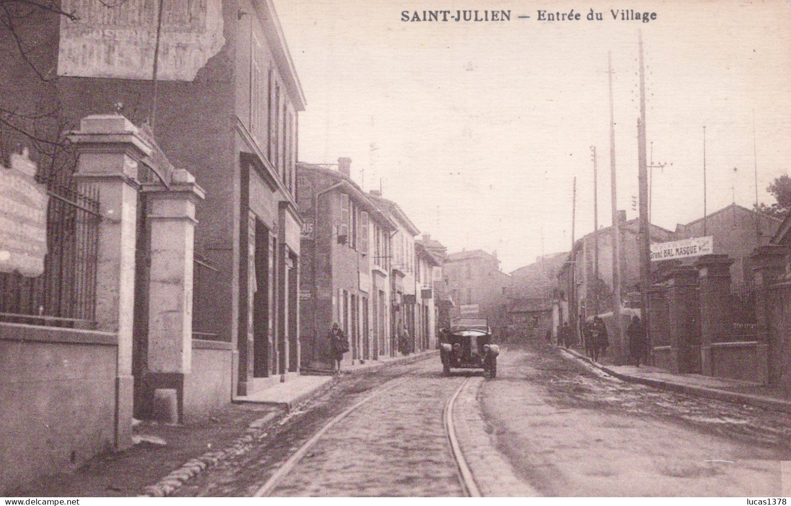 13 / MARSEILLE / SAINT JULIEN / ENTREE DU VILLAGE / VOITURE - Saint Barnabé, Saint Julien, Montolivet