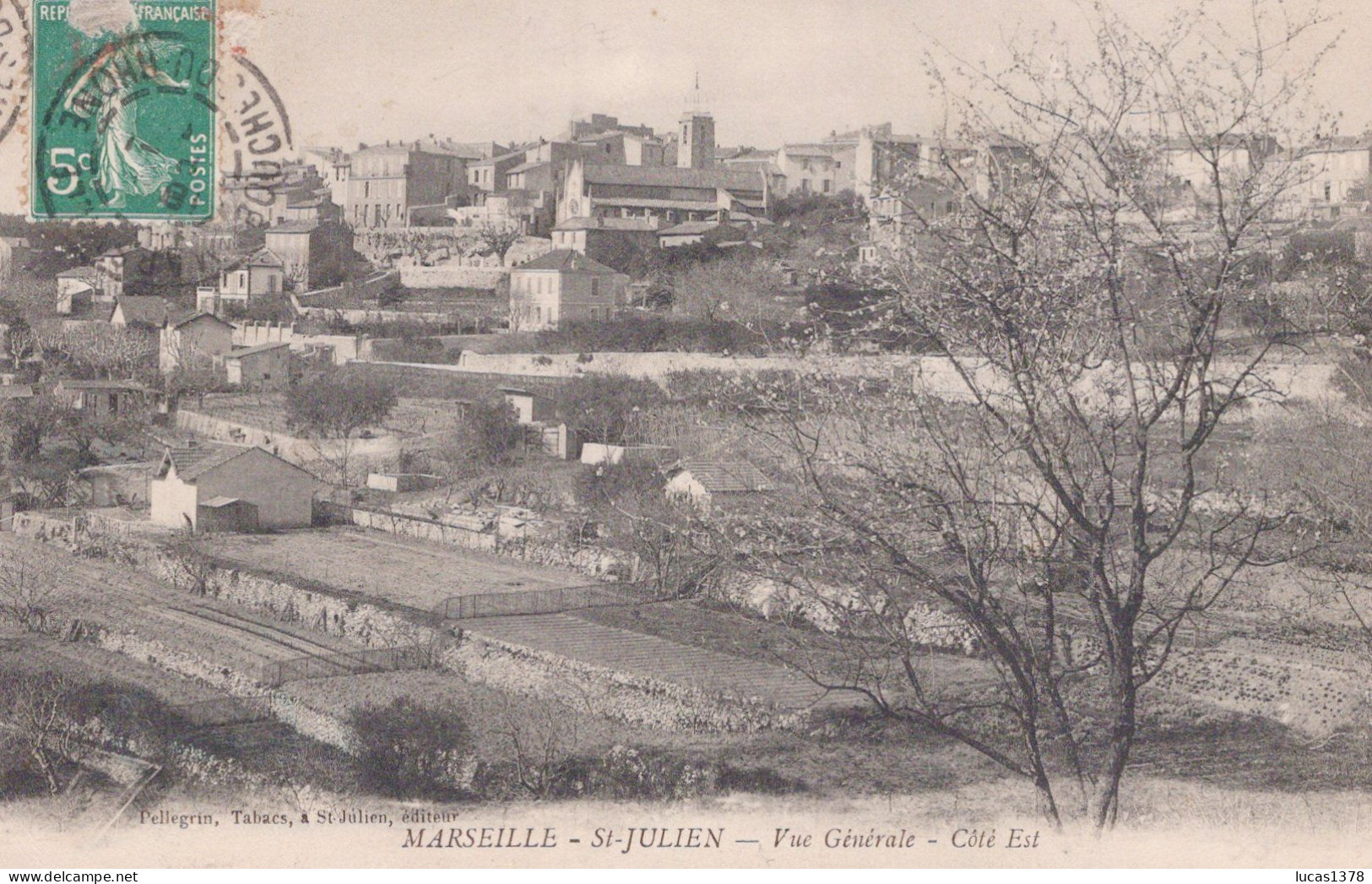 13 / MARSEILLE / SAINT JULIEN / VUE GENERALE / COTE EST - Saint Barnabé, Saint Julien, Montolivet