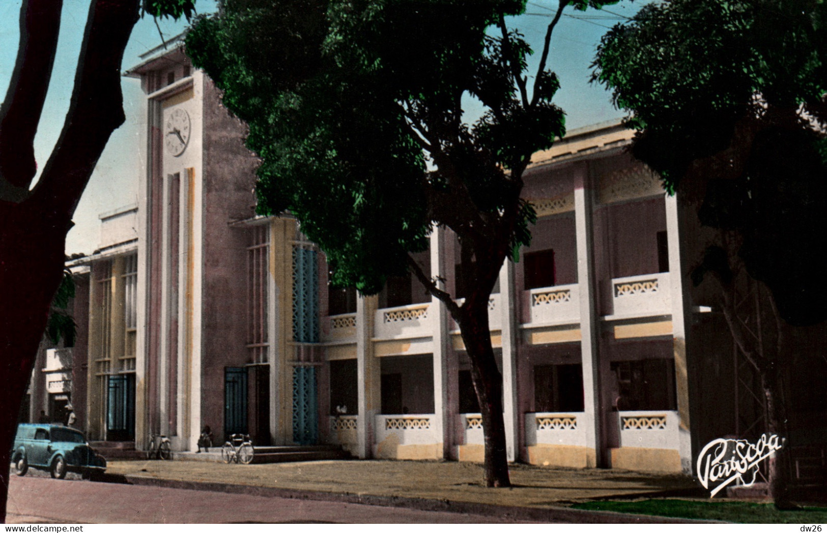 Afrique Occidentale - Guinée Française - Conakry, La Mairie - Carte Printanier Colorisée N° 6 - French Guinea