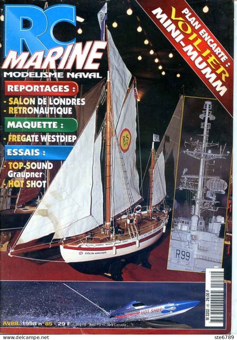 RC MARINE N° 85 1998 La Revue Du Modelisme Naval Bateaux Maquettes - Model Making