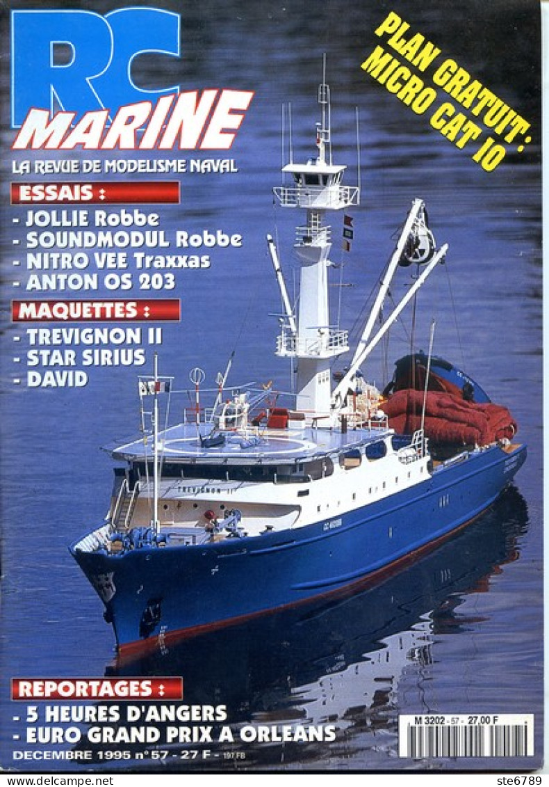 RC MARINE N° 57 1995 La Revue Du Modelisme Naval Bateaux Maquettes - Modelbouw