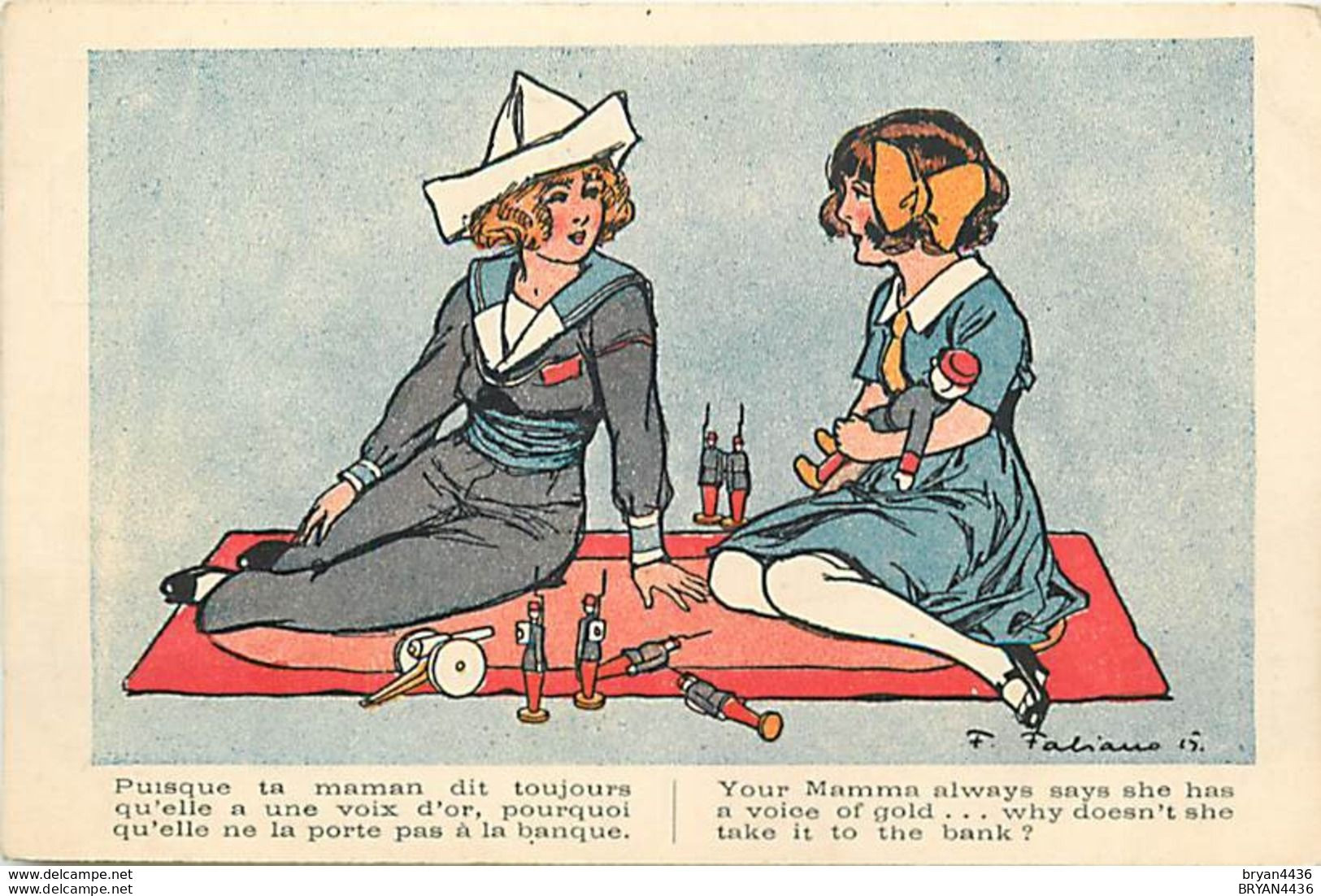 FABIANO - Illustrateur - 1915 - LA GUERRE SOUS LE RAGARD DE L' ENFANCE PAR LES GRANDS ILLUSTRATEURS - Fabiano