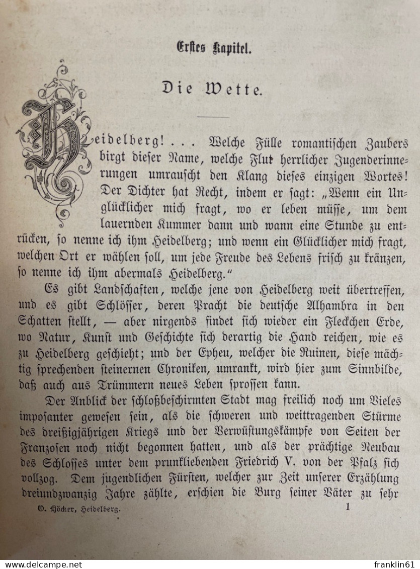 Der Kampf Um Thron Und Ehre. - Autres & Non Classés