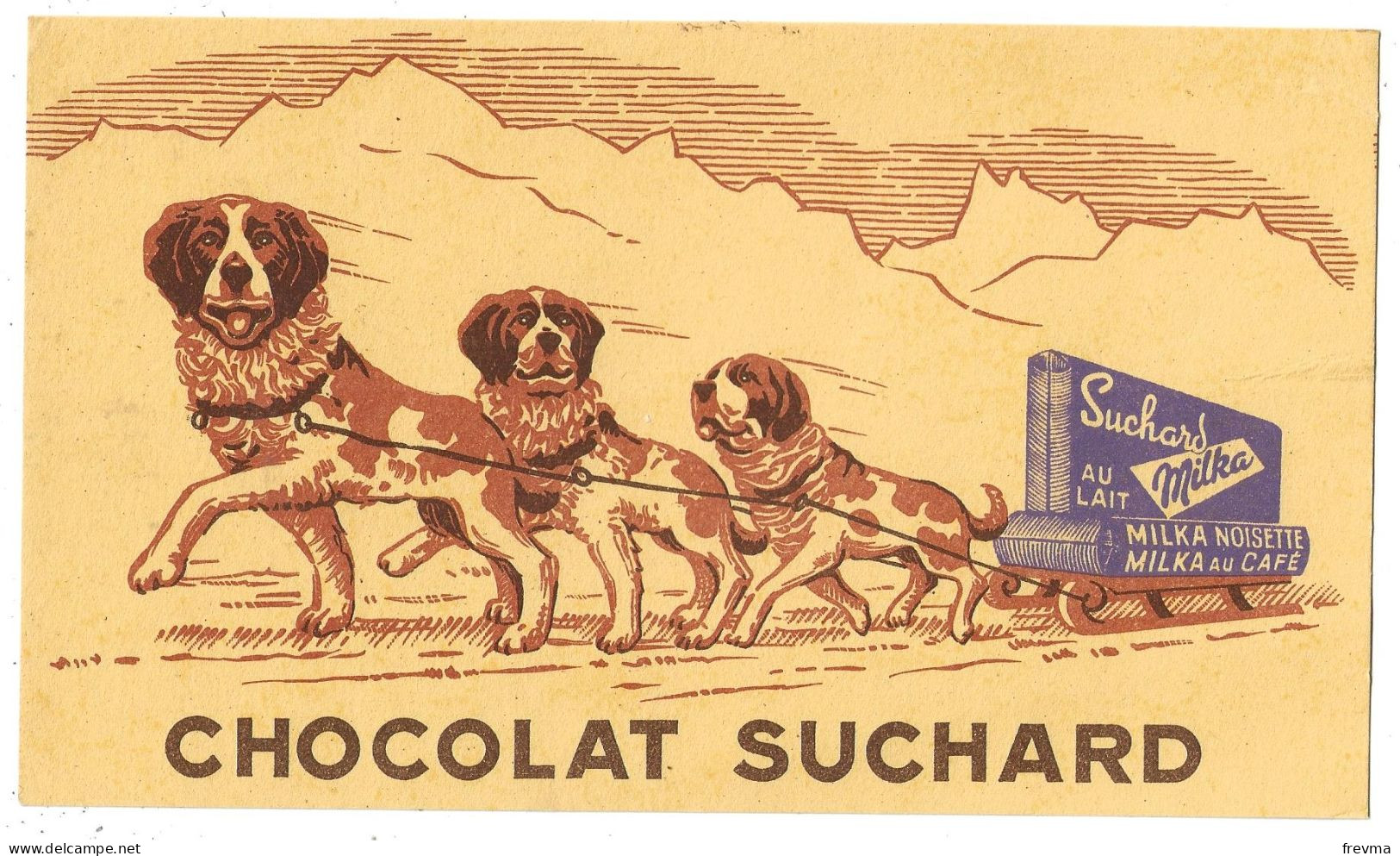 Buvard Chocolat Suchard - Chocolat