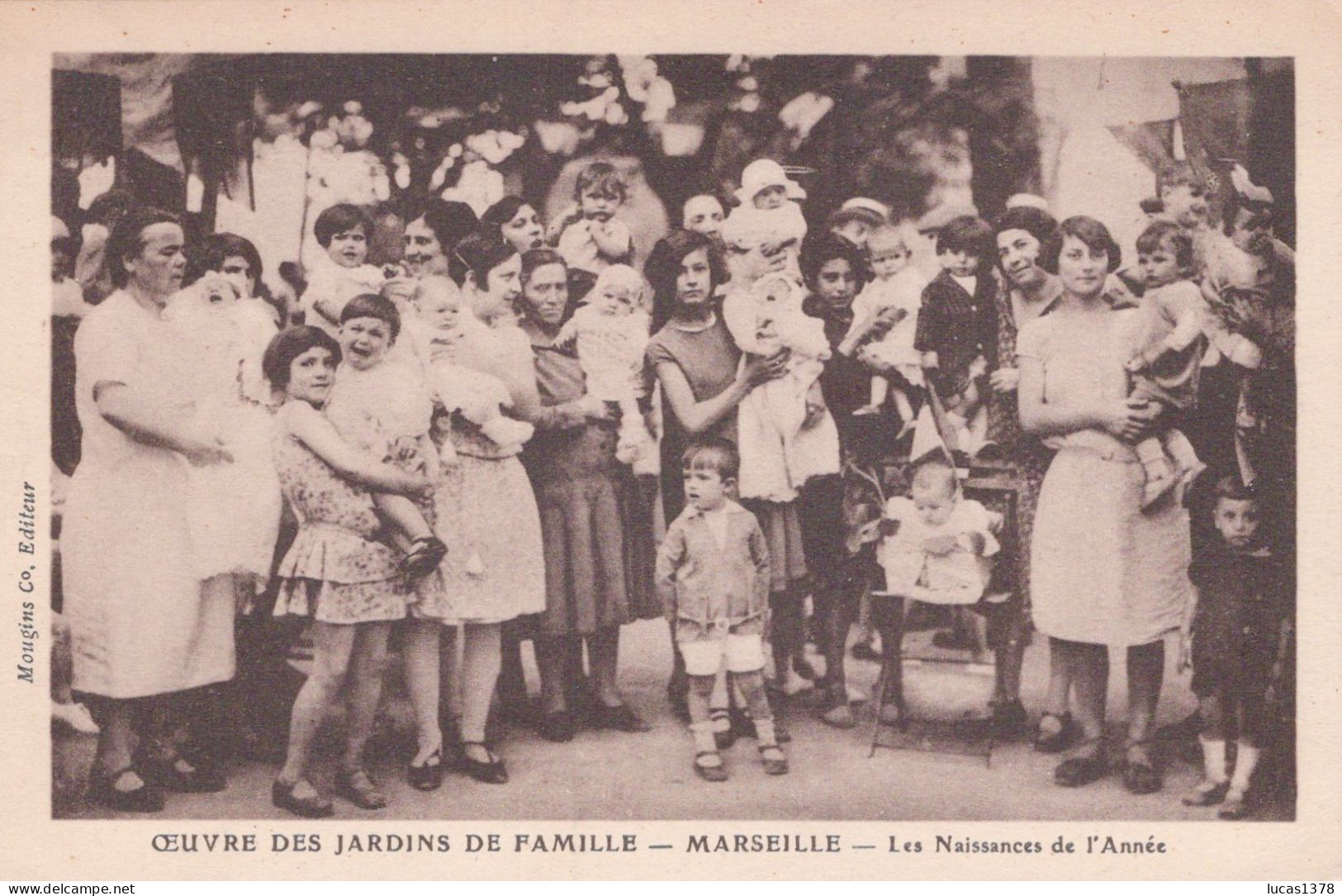 13 / MARSEILLE / SAINT JULIEN / OEUVRE DES JARDINS DE FAMILLE / LES NAISSANCES DE L ANNEE - Saint Barnabé, Saint Julien, Montolivet