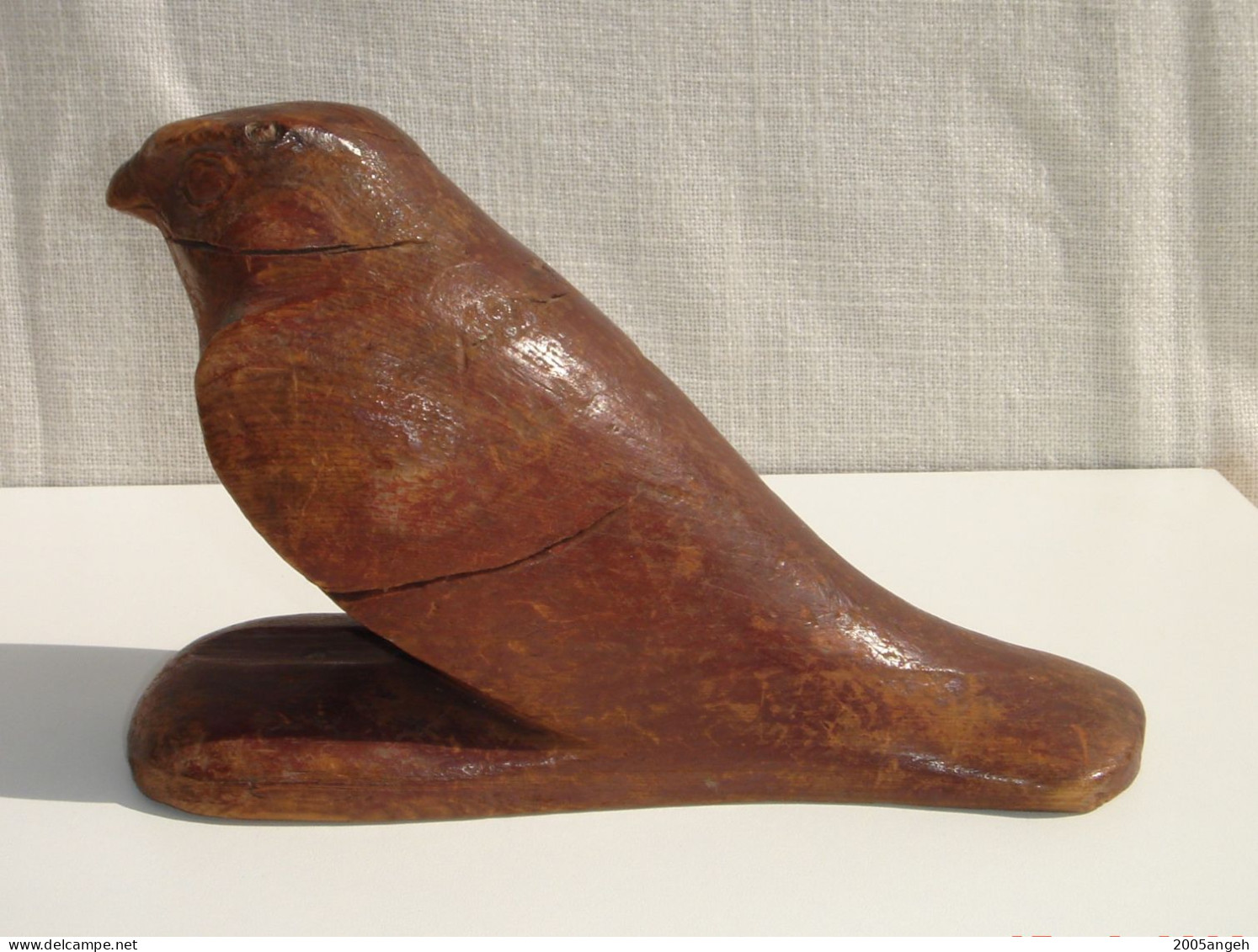 Sculpture Bois "Horus" Probablement époque XVIII Siècle - - Holz