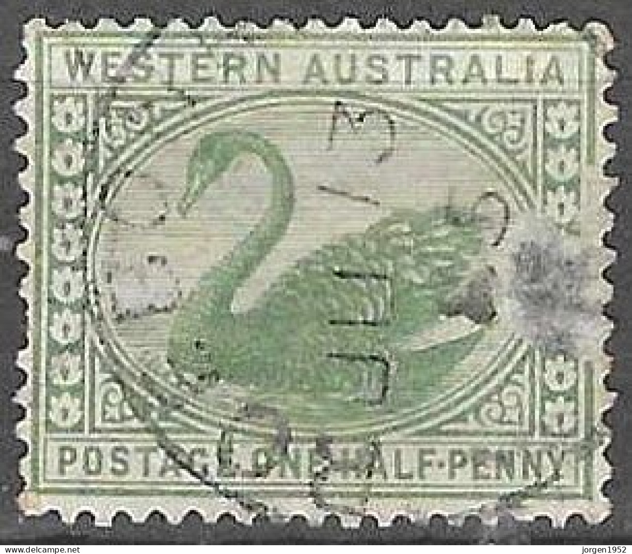 AUSTRALIA # WESTERN  AUSTRALIA FROM 1905-12  STAMPWORLD 61 - Usados