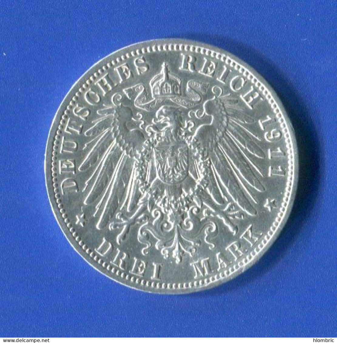All  3  Mark  1911  Bayern - 2, 3 & 5 Mark Argento