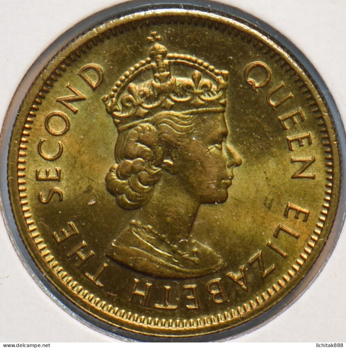 Hong Kong 1978 QEII Ten Cents / 10 Cents $0.1 Coin UNC - Hong Kong
